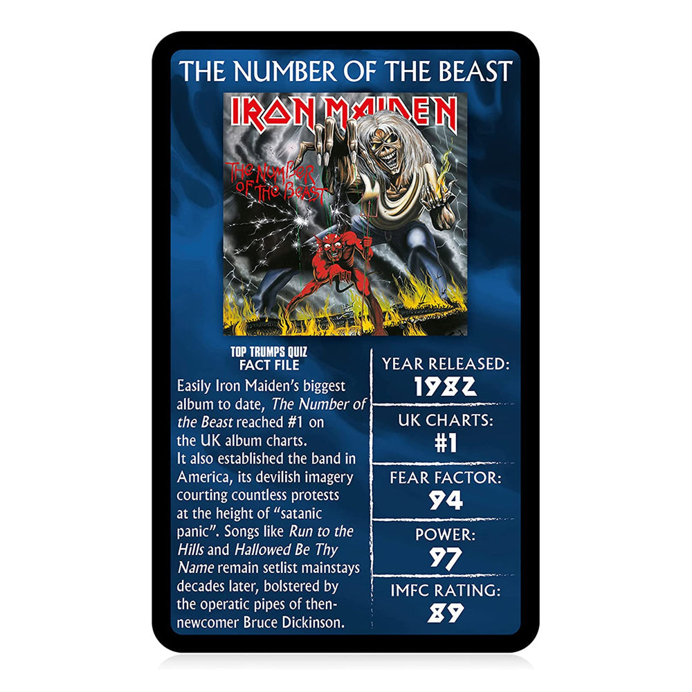 Top Trumps Iron Maiden Interactive Card Game/Collection Limited Edition 17+ — image 4