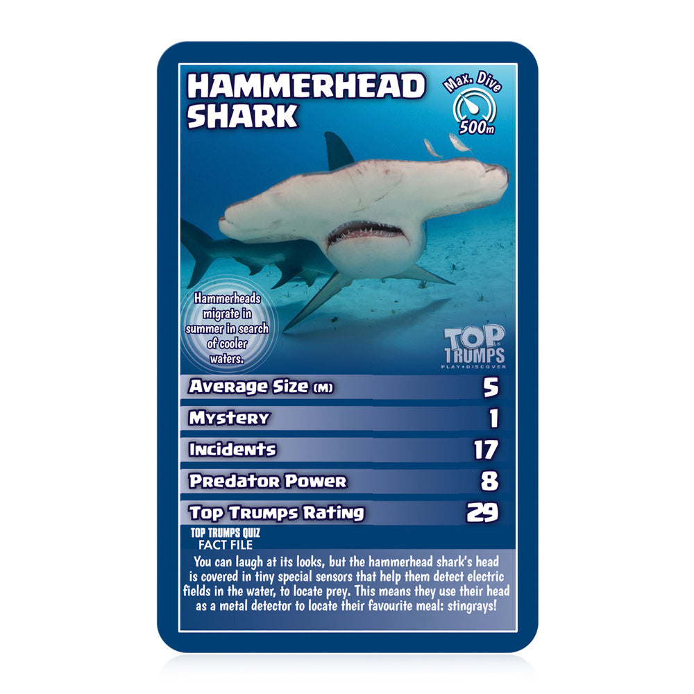 Top Trumps Classics Sharks Edition Family Tabletop Themed Card Game 5+ — image 3