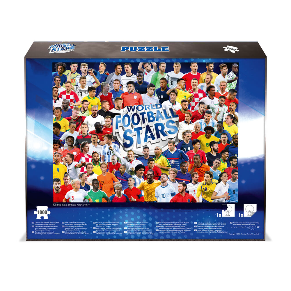 World Football Stars Edition Family and Kids Jigsaw Puzzle 8+ (1000 Pieces)