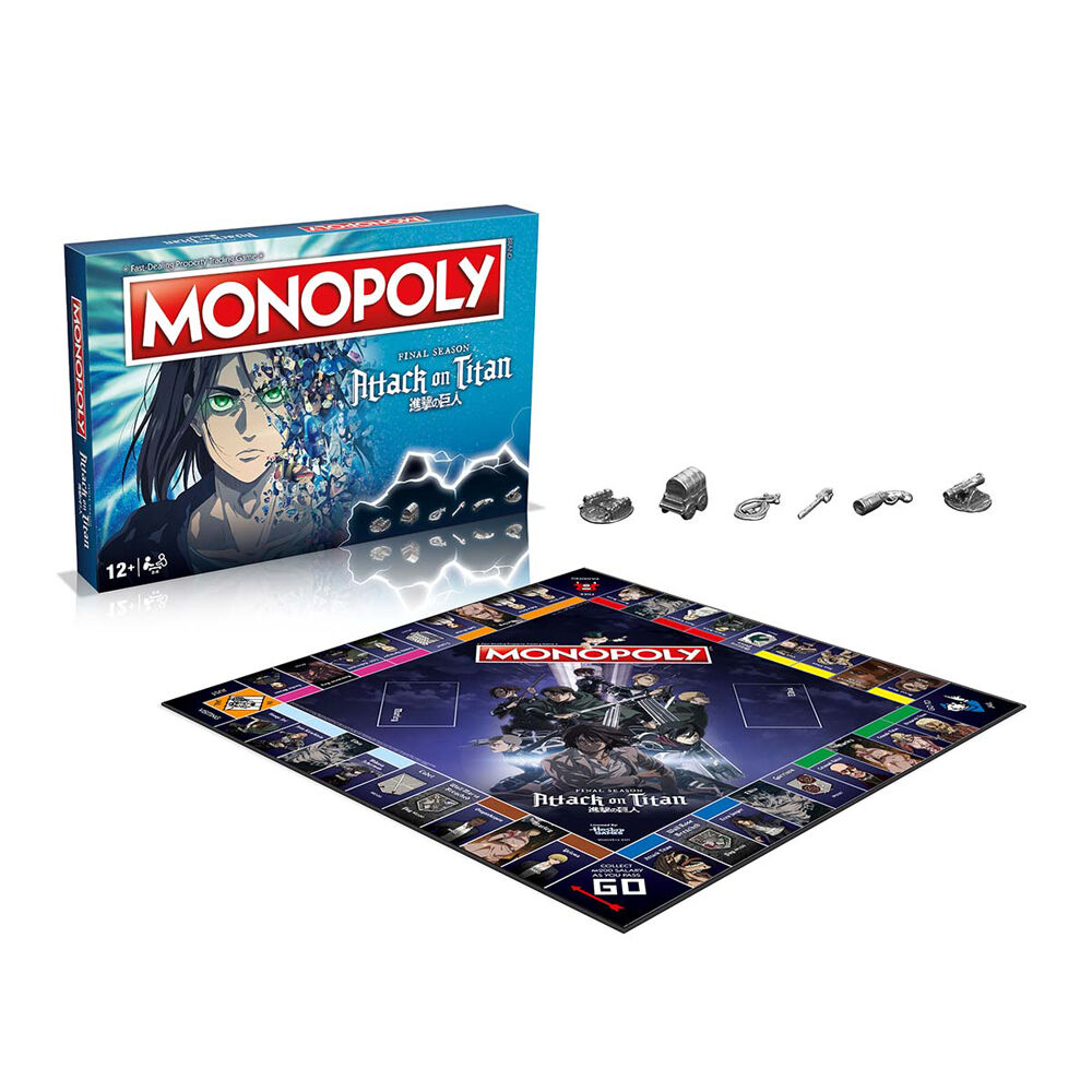 Monopoly 12+ Attack on Titan Edition Strategic Family Board Game — image 5