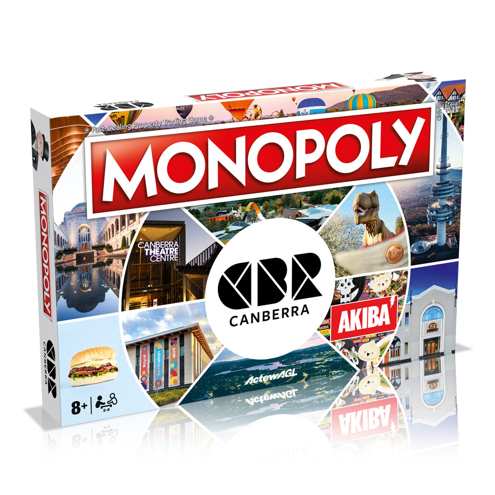 Monopoly City Editions Canberra Kids Family Tabletop Board Game Landmarks Educational — image 5