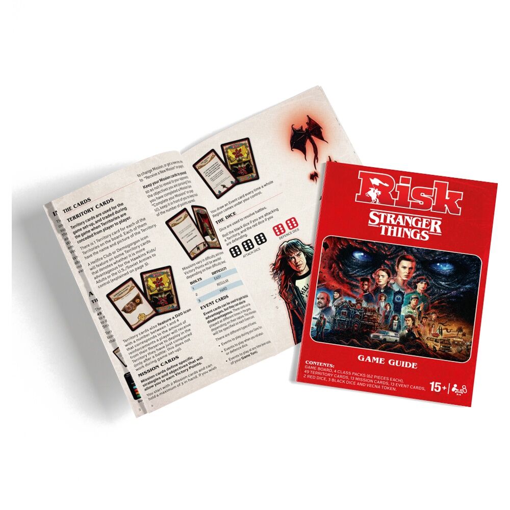 Risk Stranger Things Themed Family Party Interactive Tabletop Board Game 13+ — image 4