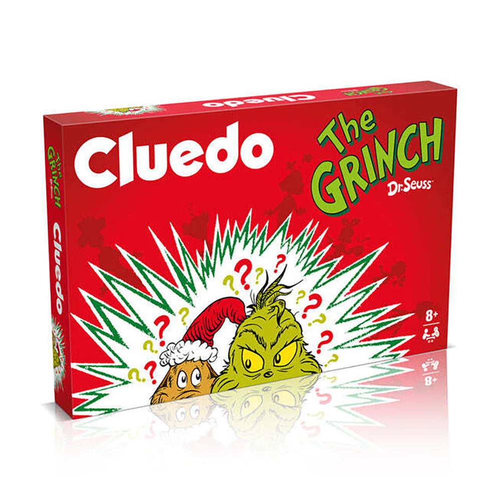 Cluedo The Grinch Themed Family Party Interactive Tabletop Board Game 8+