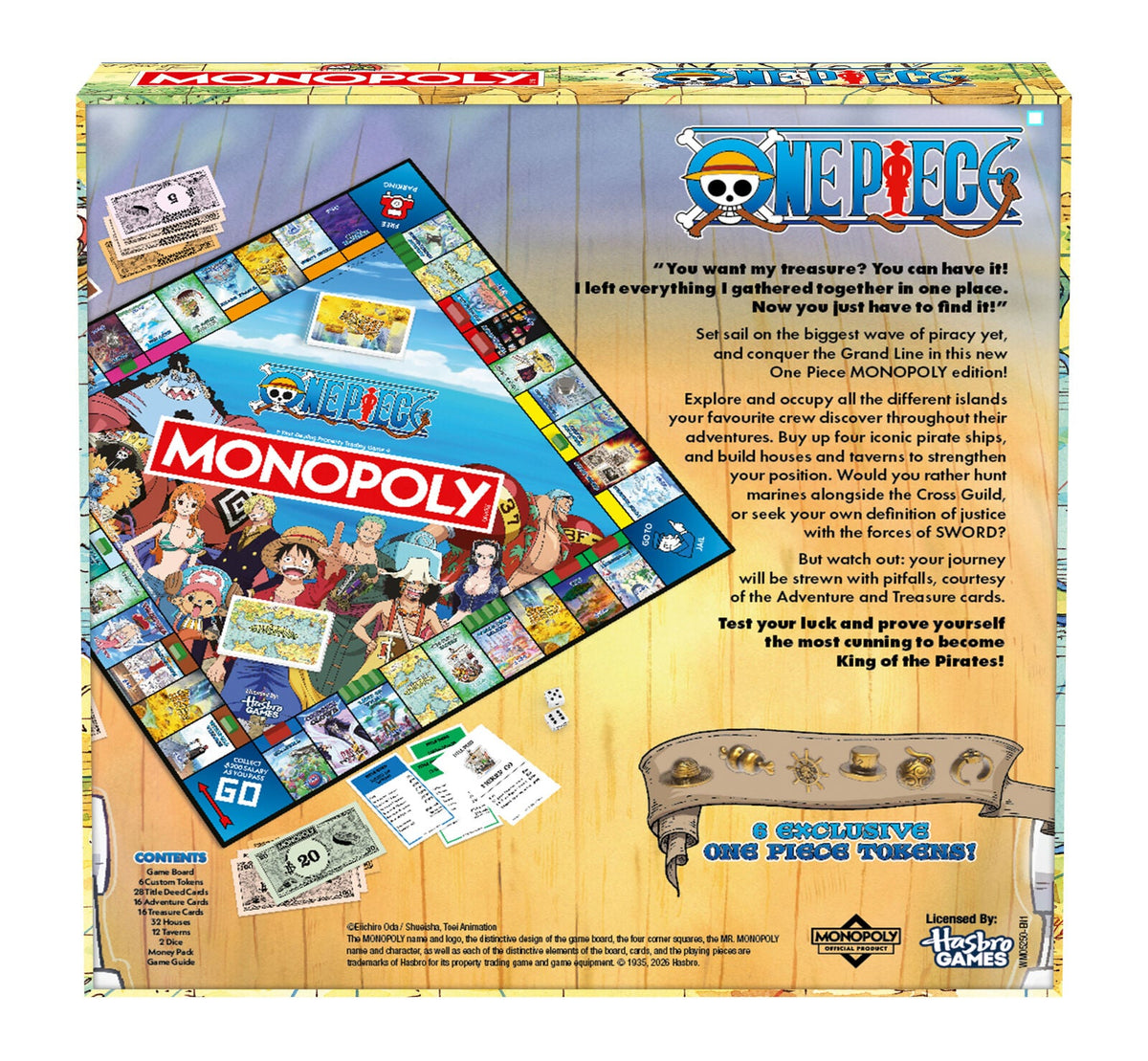 Monopoly 12+ One Piece Refresh Edition Strategic Family Board Game — image 10