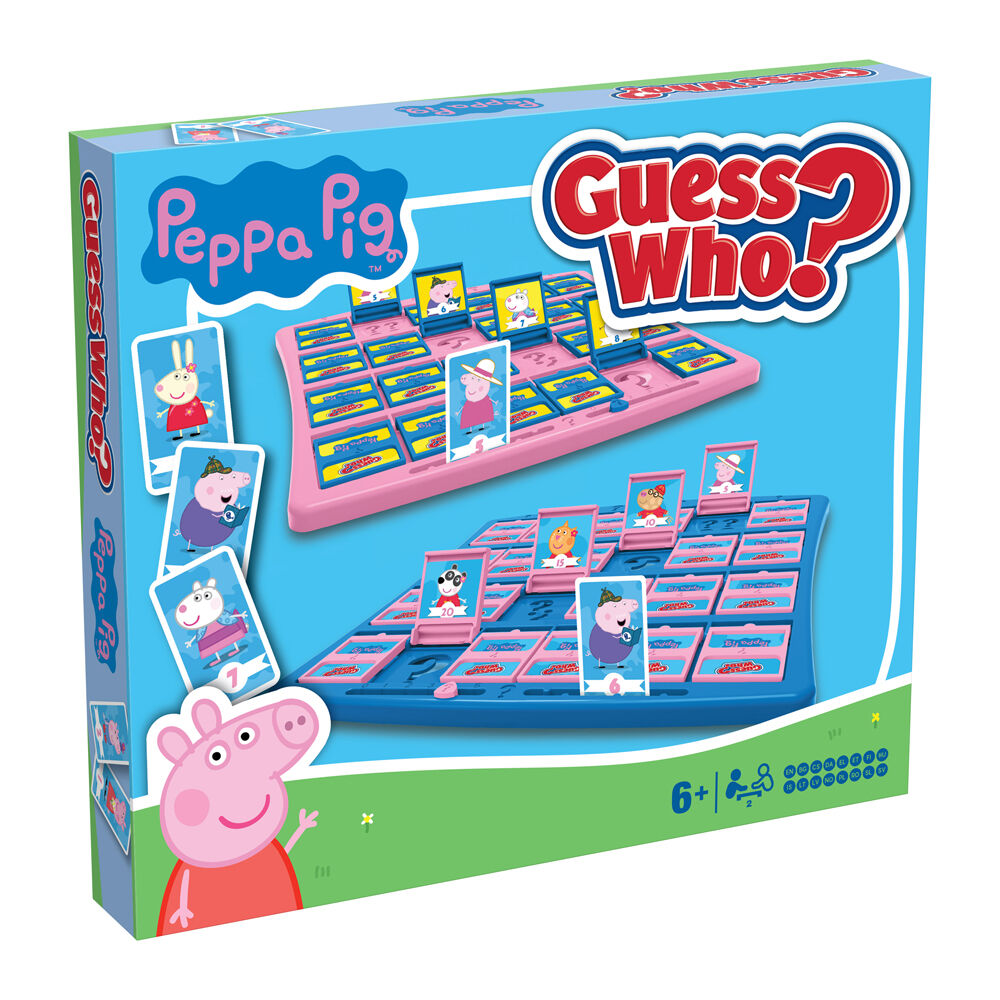 Guess Who 6+ Peppa Pig and Friends Edition Kids Guessing Board Game