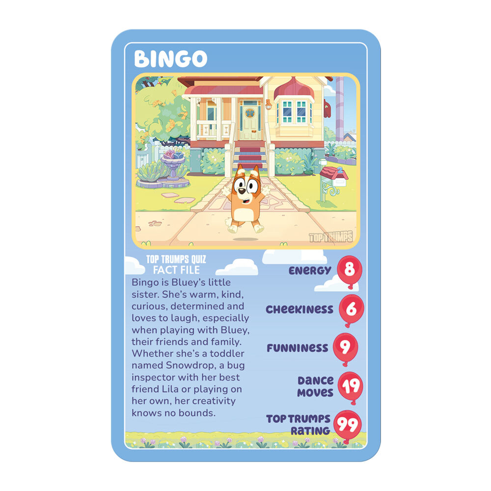 Top Trumps 5+ Bluey Edition Family and Kids Trivia Card Game — image 6