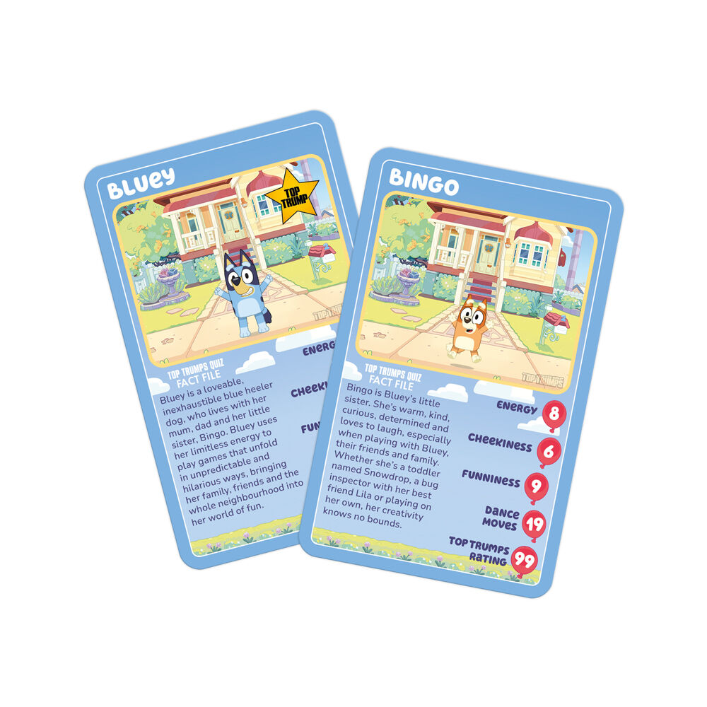 Top Trumps 5+ Bluey Edition Family and Kids Trivia Card Game — image 8