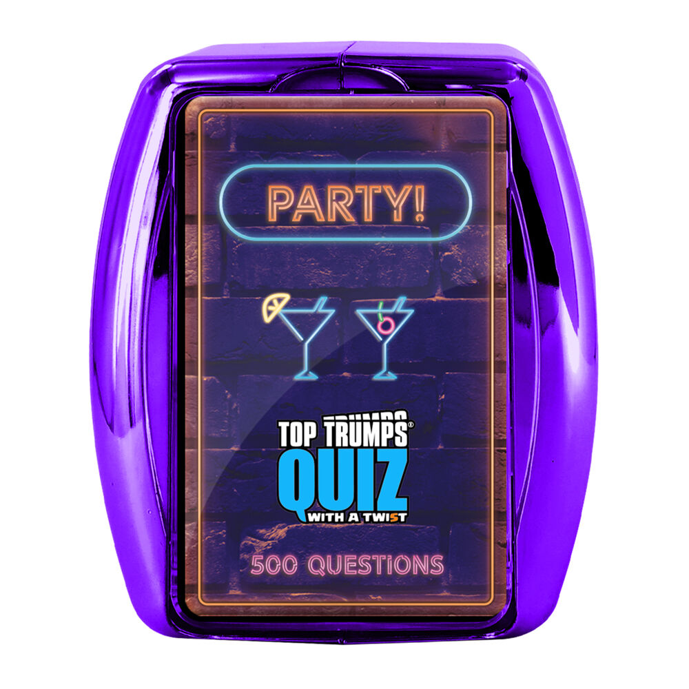 Top Trumps 16+ Party Edition Family and Friends Trivia Card Quiz