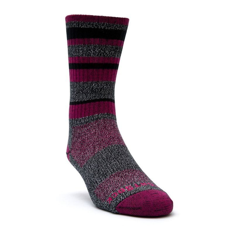 Wrightsock Adventure Crew Black Fuchsia Socks L AU 8-11.5 Men/9.5-11 Women — image 3