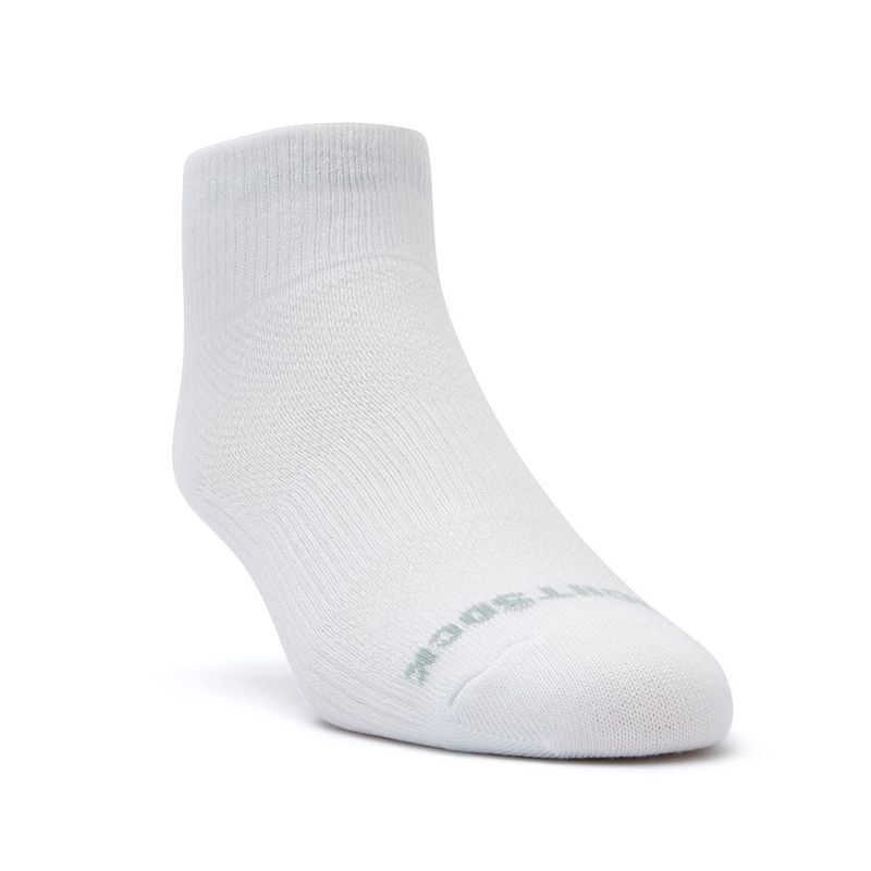 Wrightsock Coolmesh II Quarter White Unisex Socks M AU 4-7.5 Mens/6.5-9 Womens — image 3