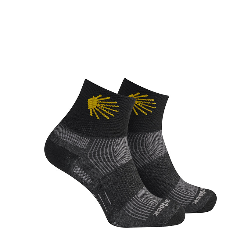 Wrightsock Eco Explore Quarter Black/Camino Socks M AU 4-7.5 Mens/6.5-9 Womens — image 5