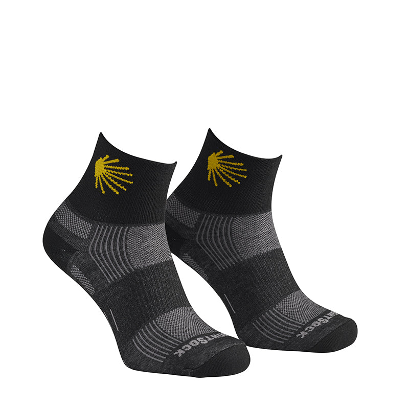 Wrightsock Eco Explore Quarter Black/Camino Socks M AU 4-7.5 Mens/6.5-9 Womens — image 3