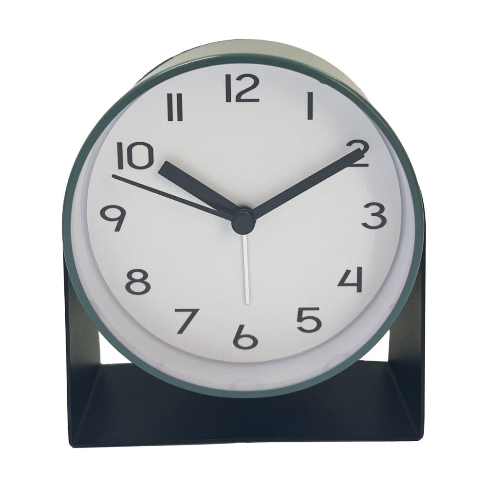 Wicked Sista Hayden Alarm Clock Built-In Light Silent Movement - Sage/Black — image 2