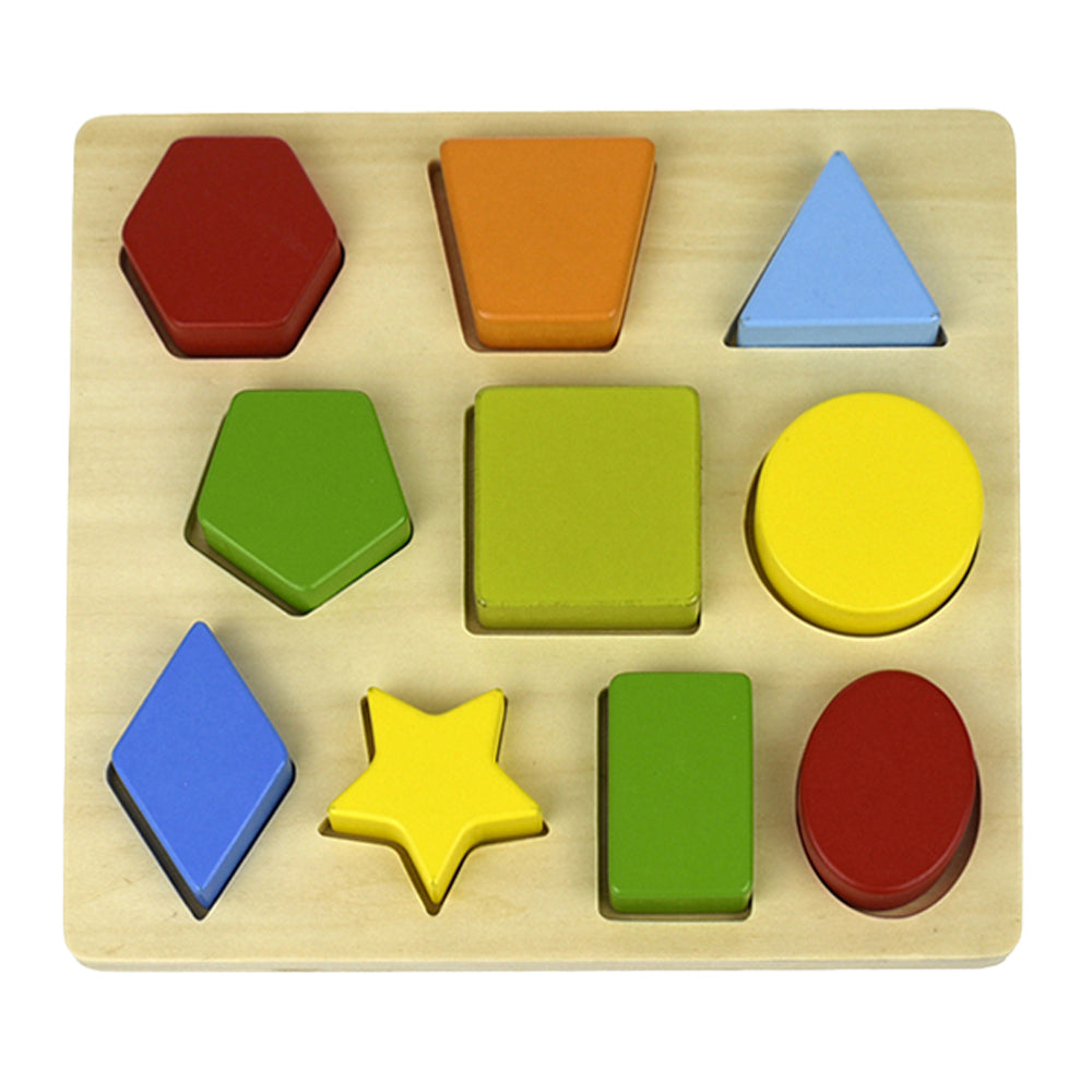 Koala Dream Colours & Shapes Wooden 22cm Puzzle w/ Board Toy Baby/Kids 12m+ (10 Pieces) — image 6