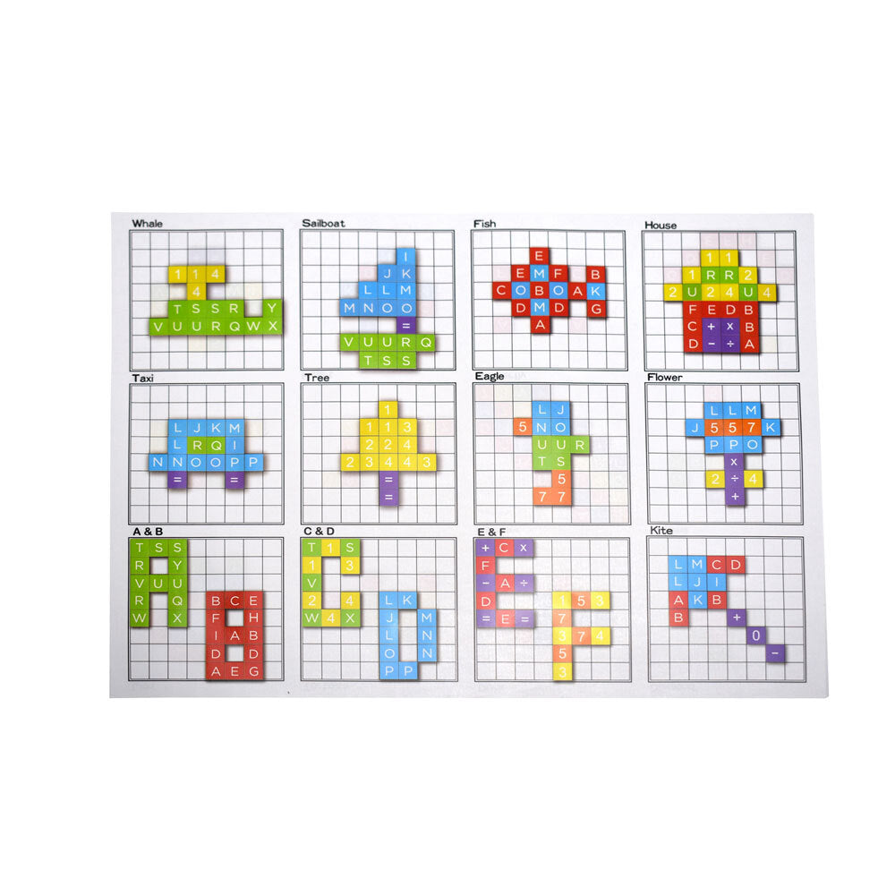 Kaper Kidz My Magnetic Notebook Alphabet Numbers/Mosaics Kids Wooden Fun Toy 3y+ — image 4