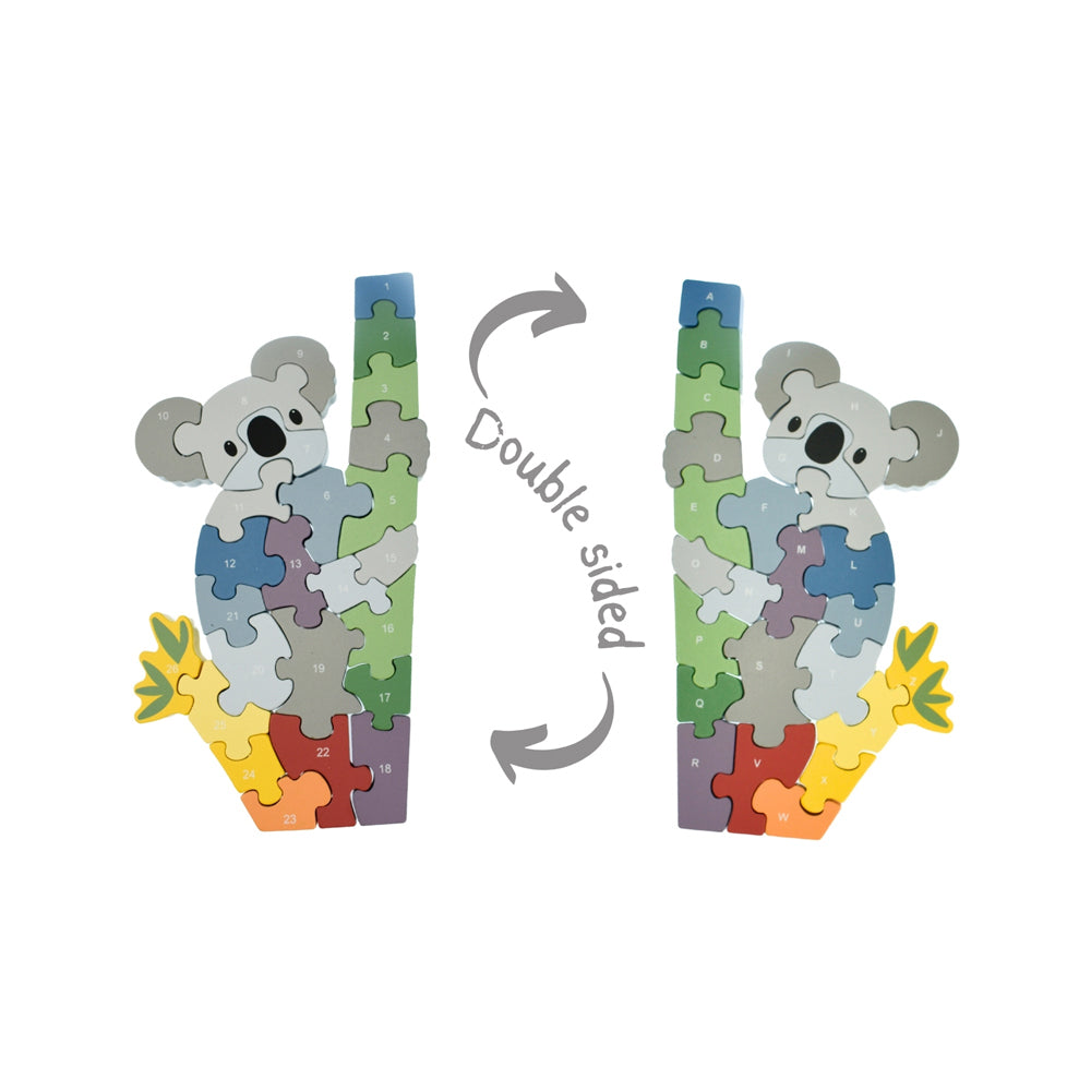 Kaper Kidz Koala A-Z Chunky Kids/Children Jigsaw Puzzle Educational Toy 3y+ — image 2