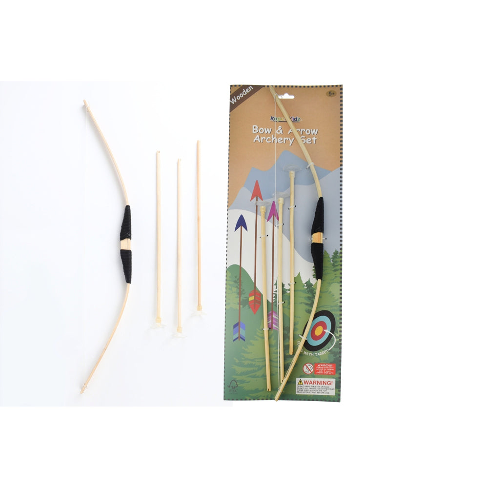 Kaper Kidz Wooden Bow & Arrows Kids/Childrens Interactive Play Toy 5y+ — image 2
