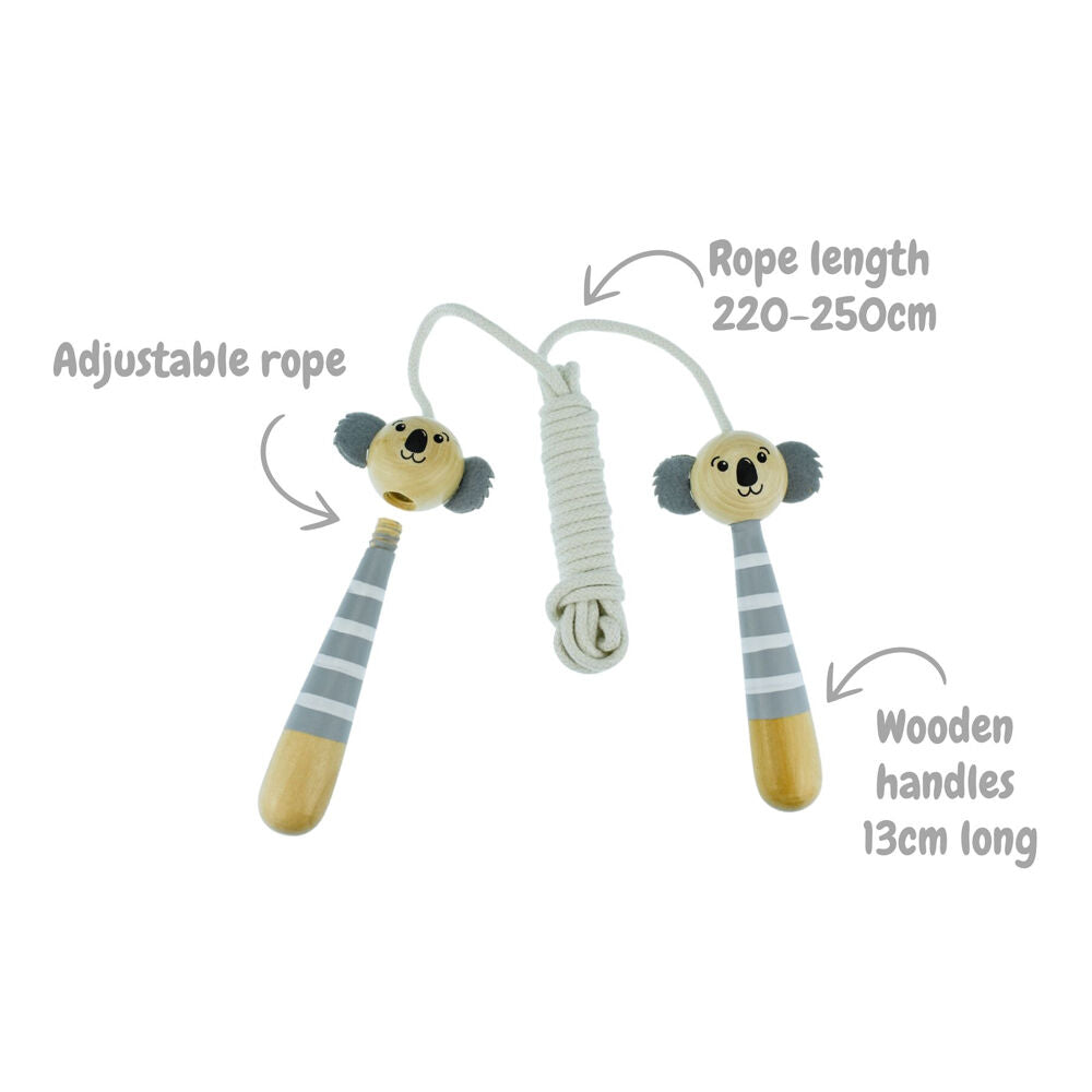 Koala Dream Bush Buddies Koala Wooden Adjustable Skipping Rope Kids/Children 5y+ — image 5