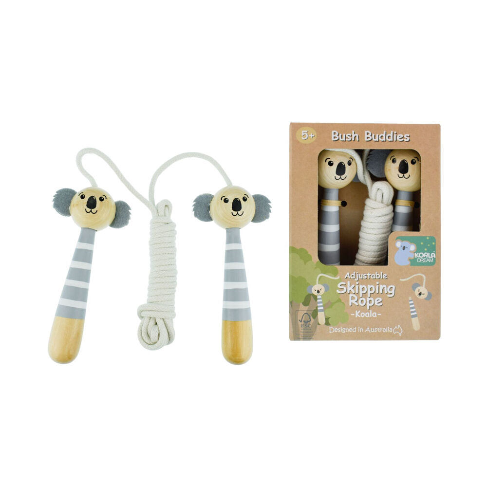 Koala Dream Bush Buddies Koala Wooden Skipping Rope Kids/Children 5y+ (4 Pack) — image 4