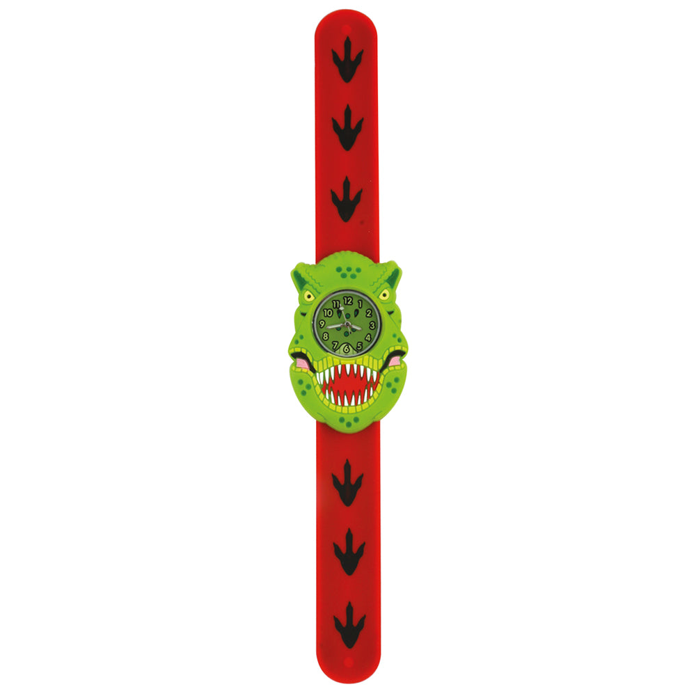 Wild Watches 25cm T-Rex Animal Snap Wrist Watch Kids/Child Analogue Wristwatch