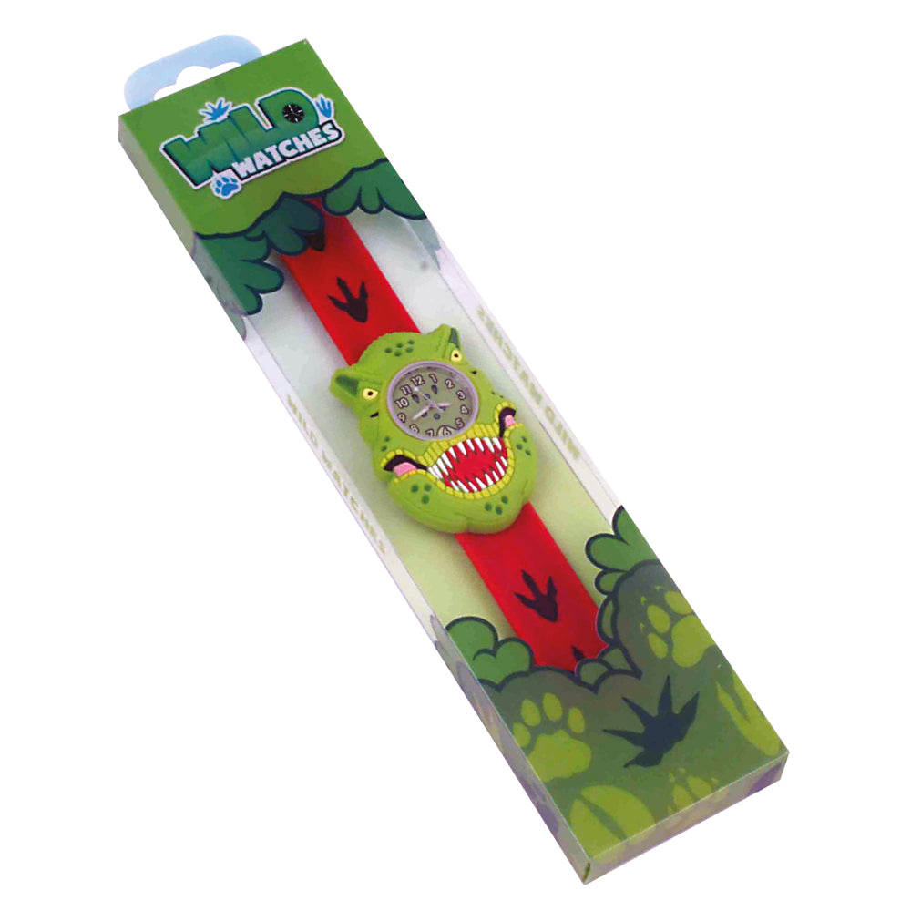 Wild Watches 25cm T-Rex Animal Snap Wrist Watch Kids/Child Analogue Wristwatch — image 2