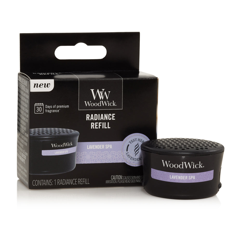 Woodwick Lavender Spa 1.28oz Radiance Refill Fragrance Home Air Fragrance