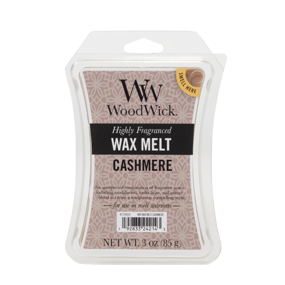 Woodwick Cashmere 9.7oz Scented Wax Melt Home/Room Exquisite Fragrance Cube — image 4
