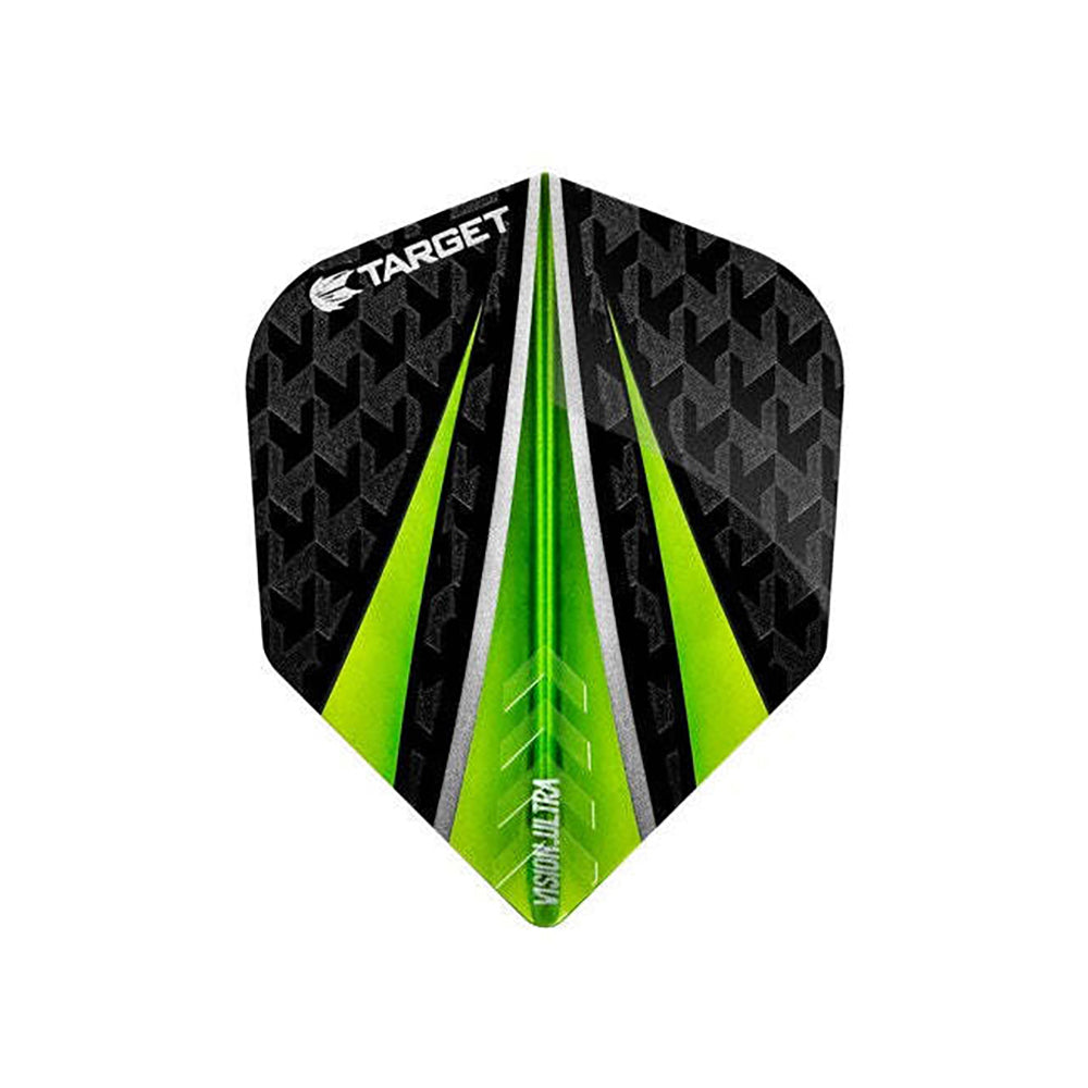 Target Vision Ultra Dart 3-Flights Standard Tail/Wing Accessory Set (3 Pieces) — Green