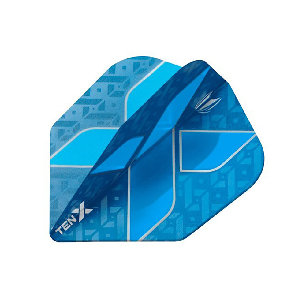 Target Ten-X Ultra Dart Flights Standard Replacement Accessory Set (3 Pieces) — Blue