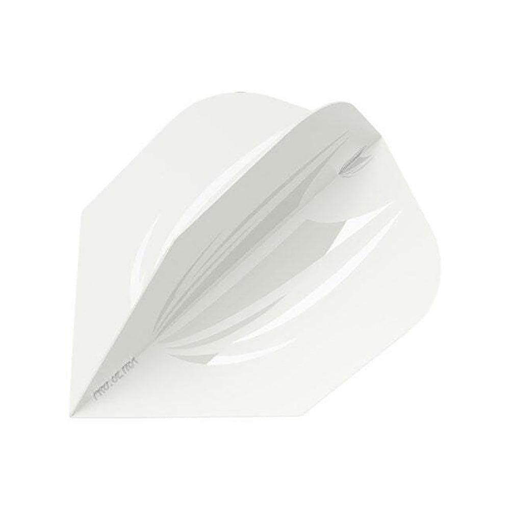 Target ID Pro Ultra No.6 Dart Flights Replacement Accessory Set (3 Pieces) — White