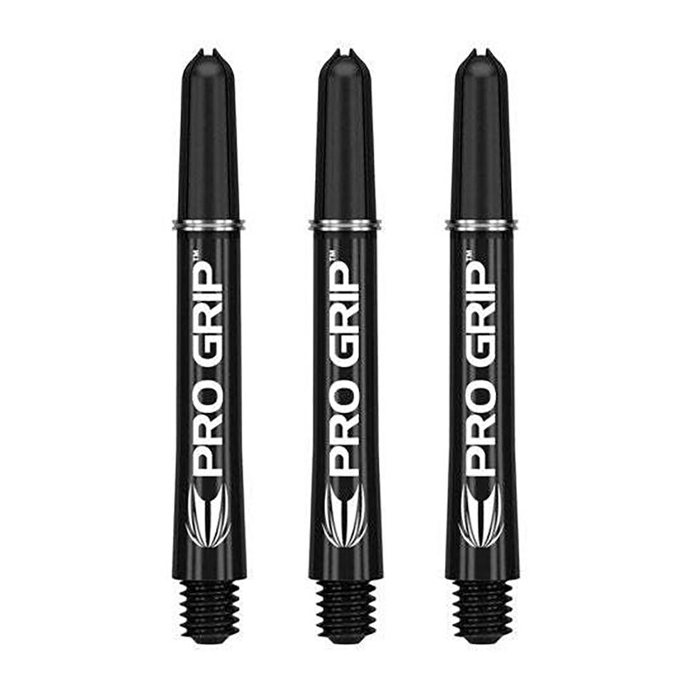 Target Pro Grip Nylon Shaft/Dart Stem Replacement Accessory Short (3 Pieces) — Black