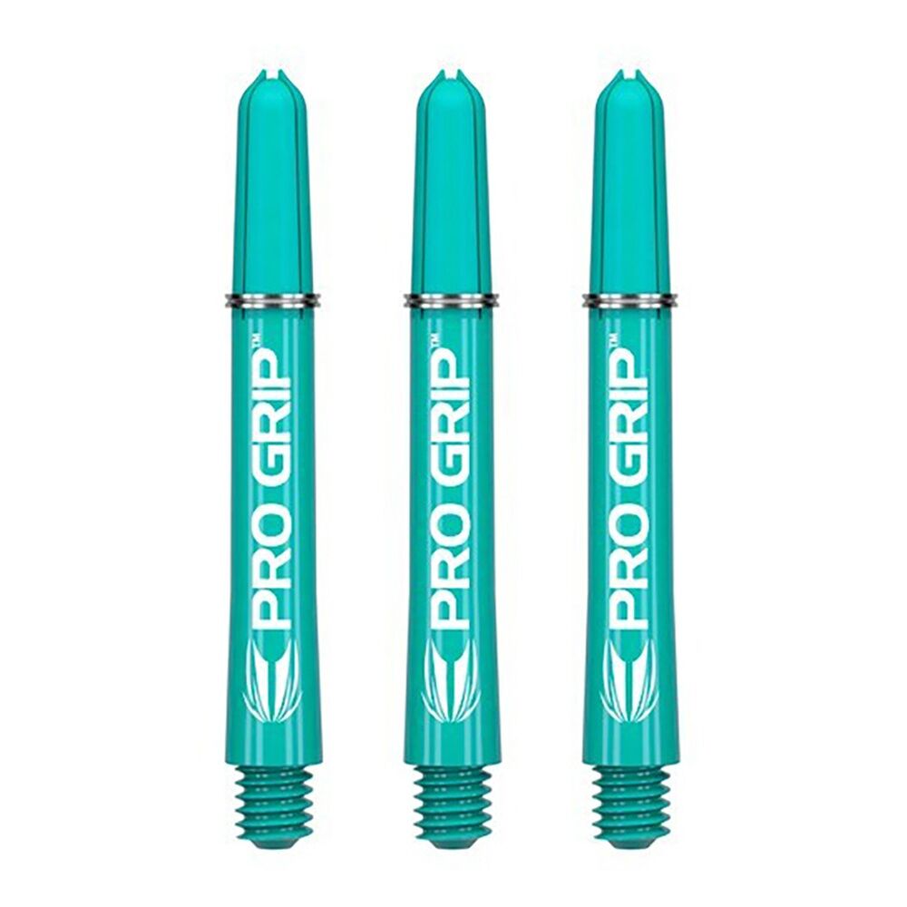 Target Pro Grip Nylon Shaft Replacement Dart Accessory Intermediate (3 Pieces) — Aqua