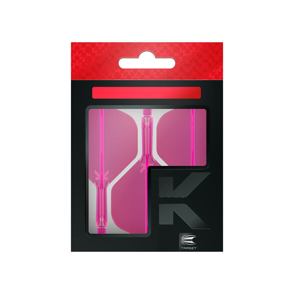 Target K-Flex No 2 Durable Dart Flight & Shaft Medium 33mm Neon Pink (6 Pieces) — image 2