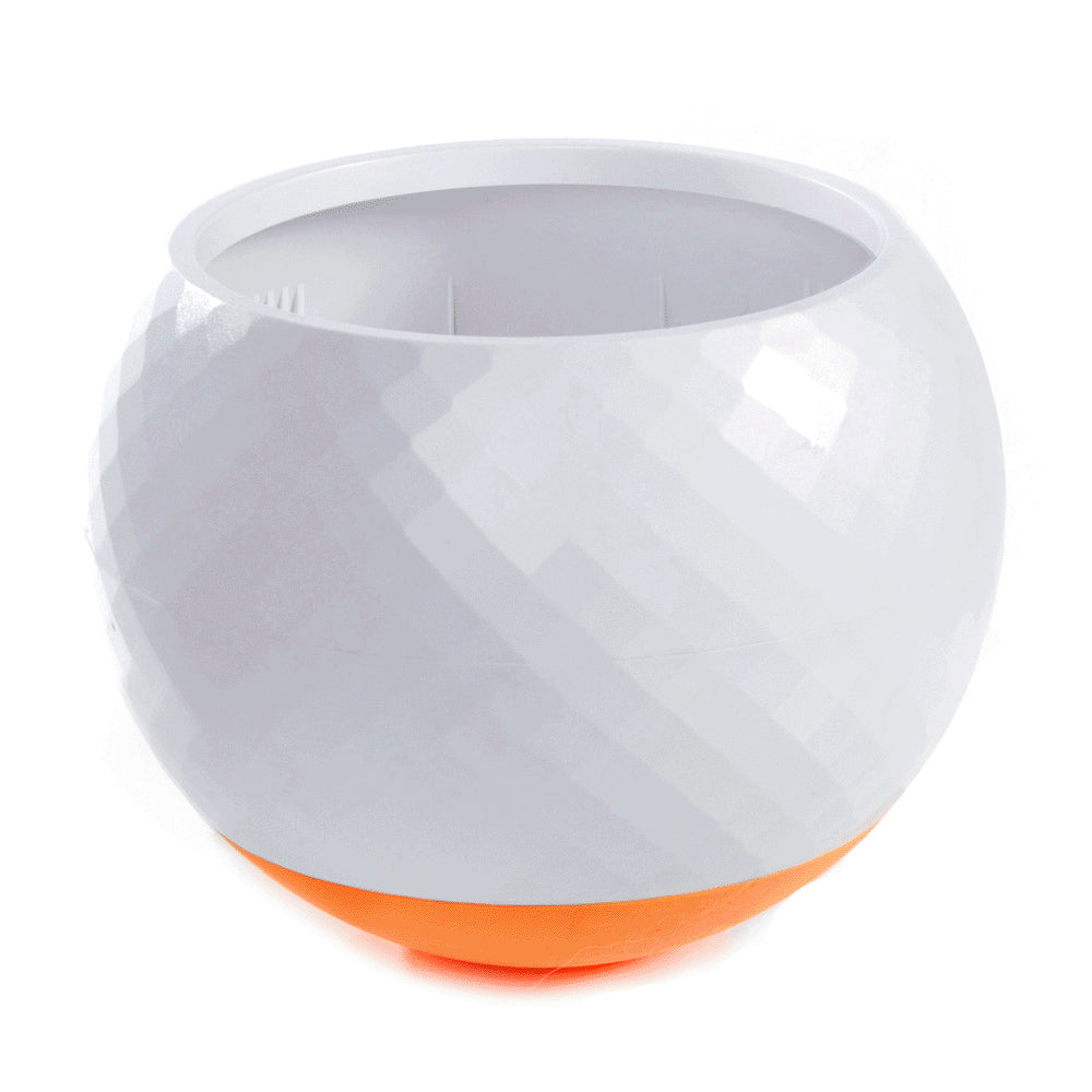 All Fur You 17.4cm Wobbler Slow Feeder Interactive Pet Dog/Cat Food Bowl — Orange