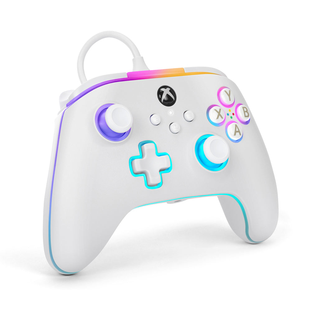 Powera Xbox Series S/X 3m Wired Console Gaming Controller Lumectra White — image 3