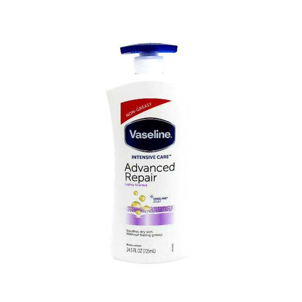 Vaseline 725ml For Dry Skin Intensive Care Advanced Repair Body Lotion