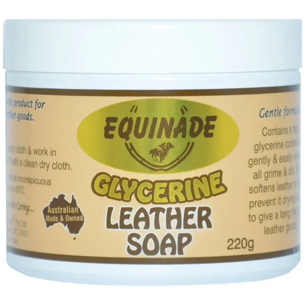 Equinade 220g Glycerine Leather Soap Cleans & Softens