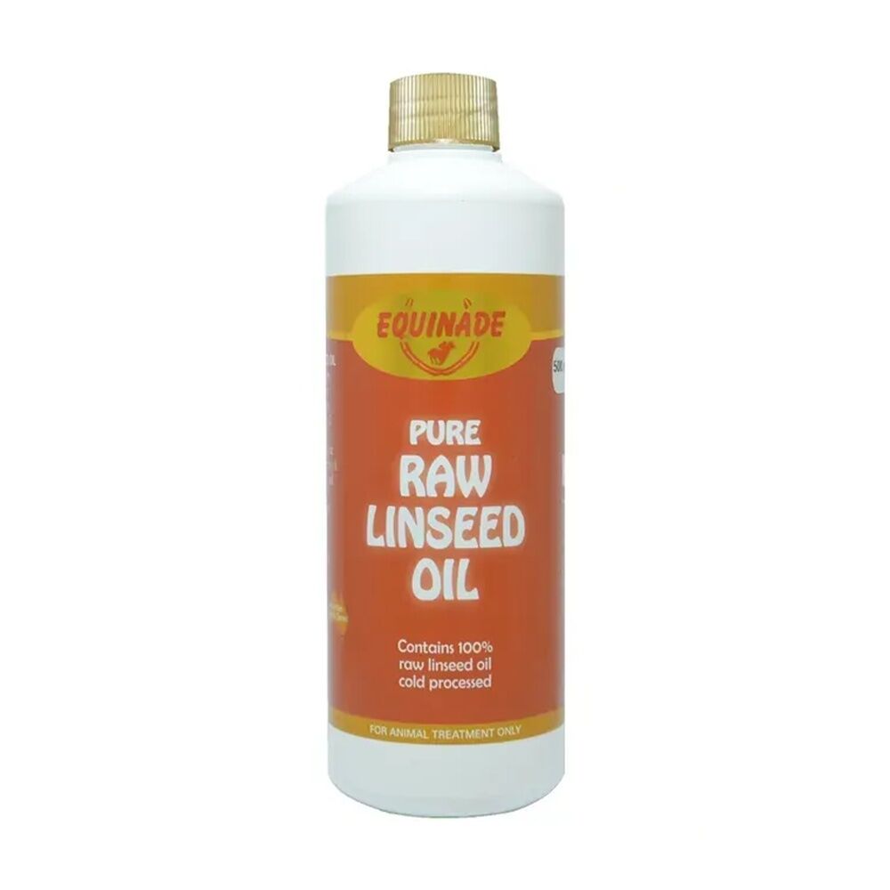 Equinade 500ml Raw Linseed Oil Cold Pressed Horse Coat Conditoner Care