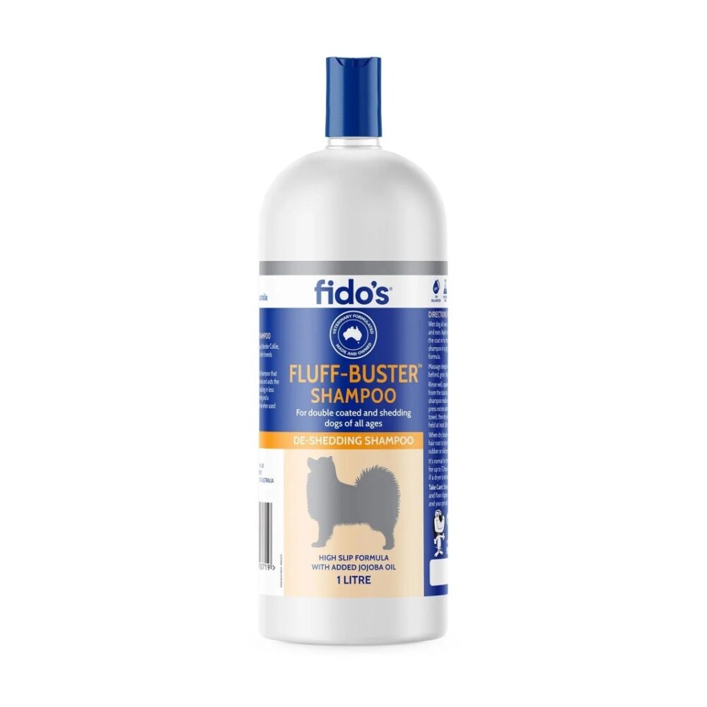 Fidos Pet Dog Grooming Washing Care Shampoo Fluff Buster — 1l
