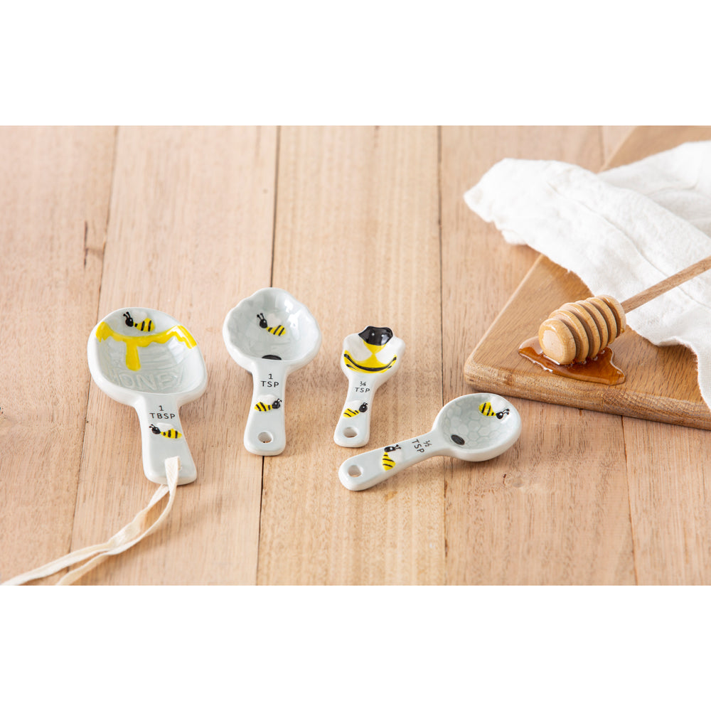 Davis & Waddell Beetanical Measuring Spoon Cooking/Baking 13cm Yellow/Black (4 Pieces) — image 2
