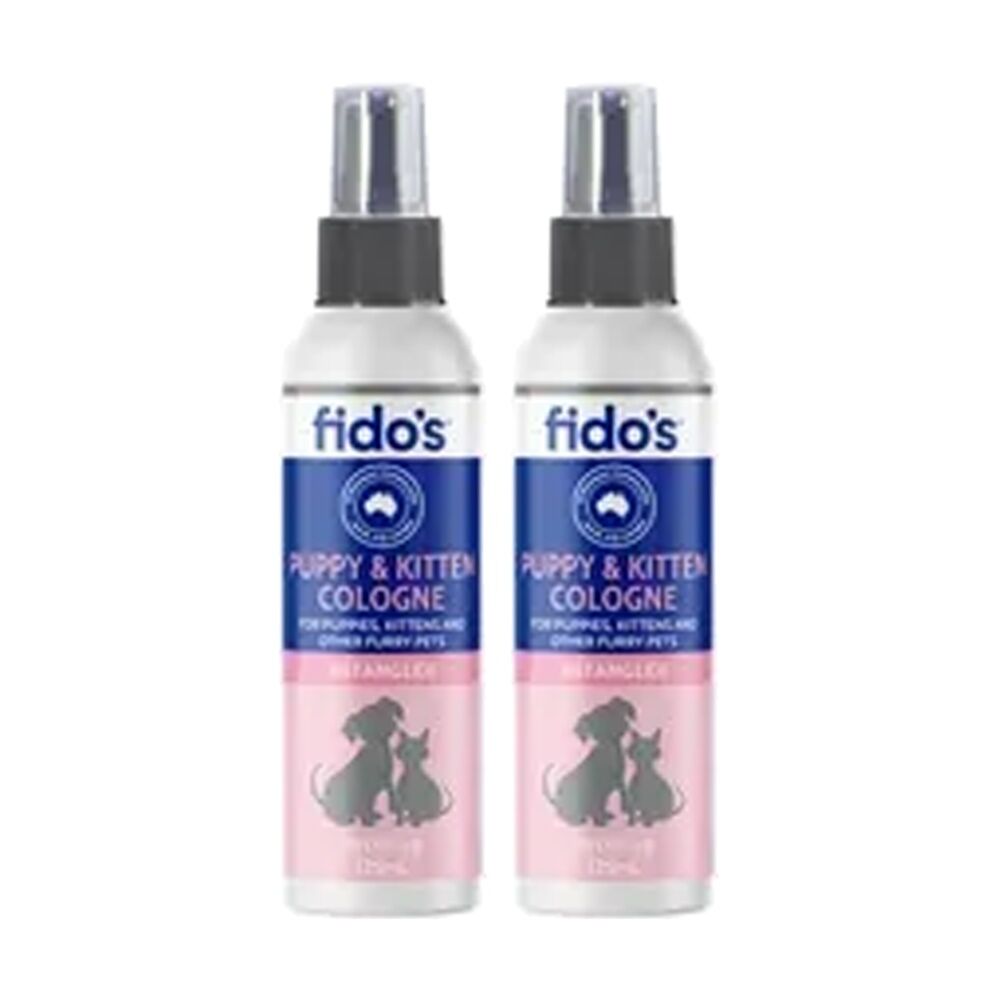 Fidos Pet Puppy & Kittens Cologne Spray Grooming Care 125ml (2 Pack)