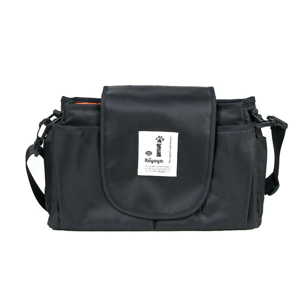 Ibiyaya Black/Orange Organiser/Storage Bag for Pet Strollers/Prams — image 2