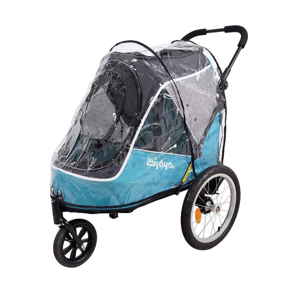 Ibiyaya Waterproof Raincover For Happy Pet Stroller Pram FS2080 Series PVC