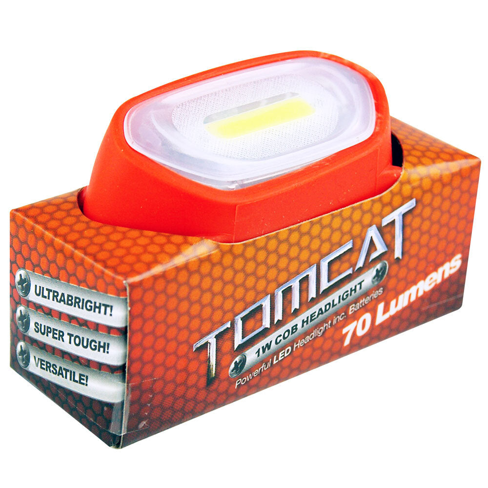 Tomcat 1W COB Head Lamp LED Light 70 Lumens Headlight w/ AAA Batteries Assorted — image 2