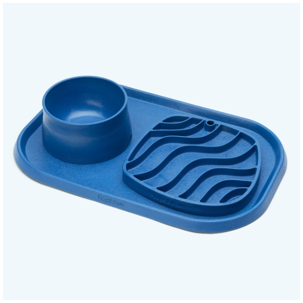 West Paw Non-Slip Dog Feeding Placemat Raised Edges Dishwasher Safe Seaflex — image 3