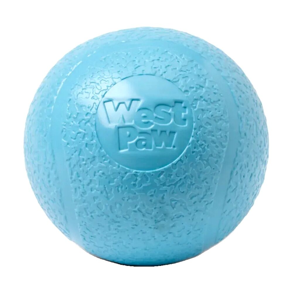 West Paw Echo Boundr Pet Dog Ball Throwing Soft Chew Toy Large Aqua Blue (2 Pack) — image 2