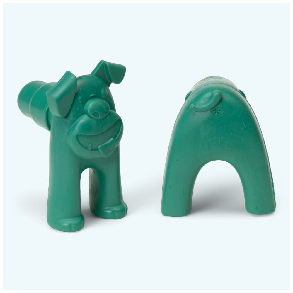 West Paw Toppl Stopper Pet Dog Feeding Accessory Granny Smith (2 Pieces) — image 4