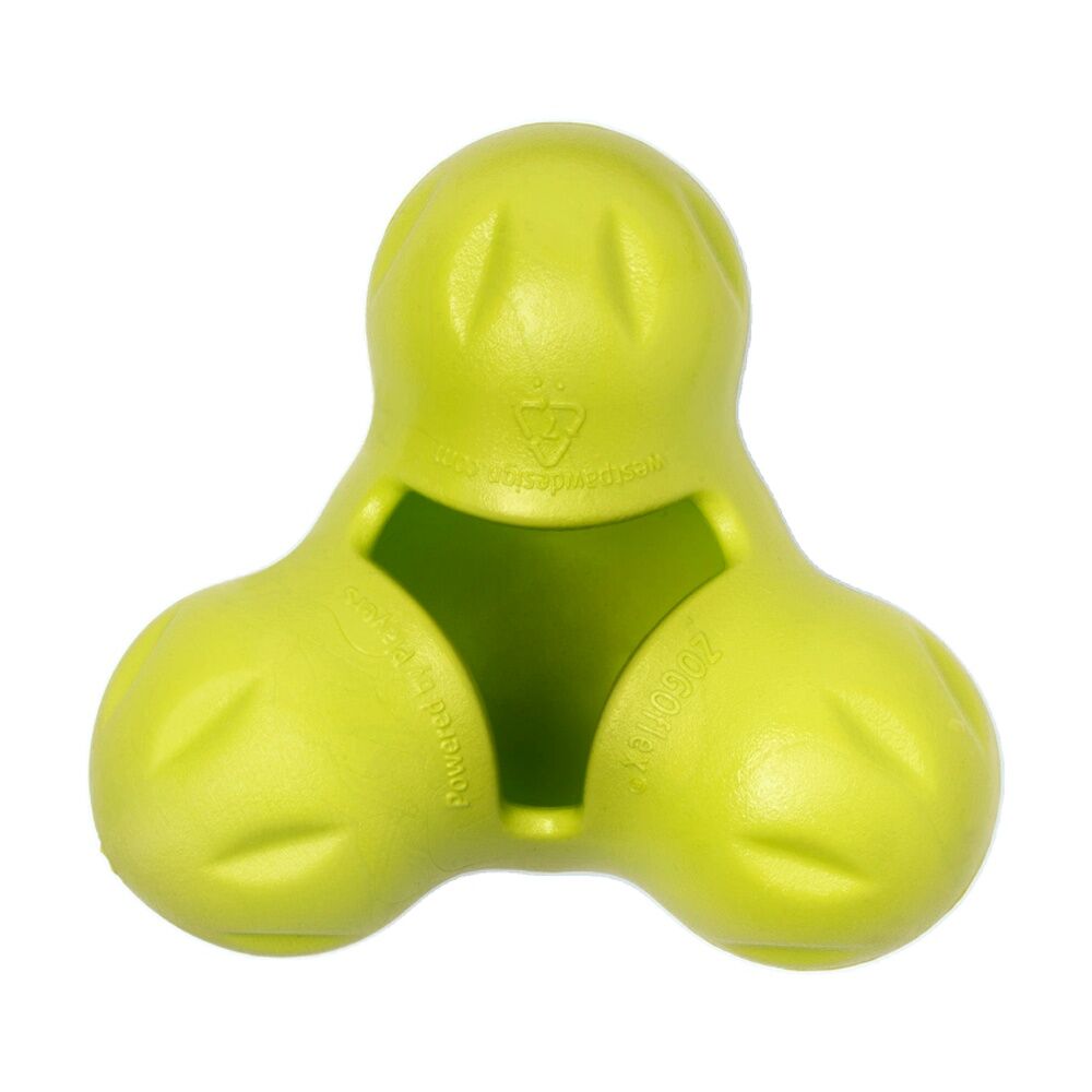West Paw Small Granny Smith Tux Pet Dog Treat Dispenser Soft Chew Toy