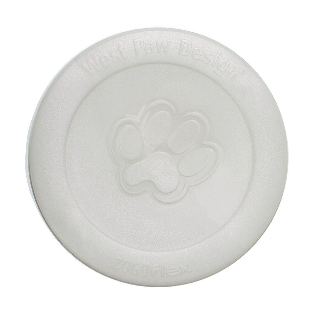West Paw Zisc Pet Dog Flying Disc Fetch Throwing Toy Glow In The Dark