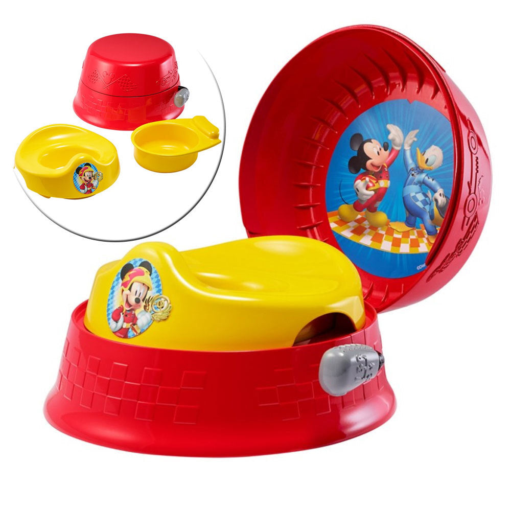 The First Years Mickey Mouse 3-In-1 Kids Potty Training Toilet Seat/Stool/Chair — image 5